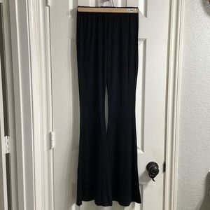 Stretchy Wide Leg Pants